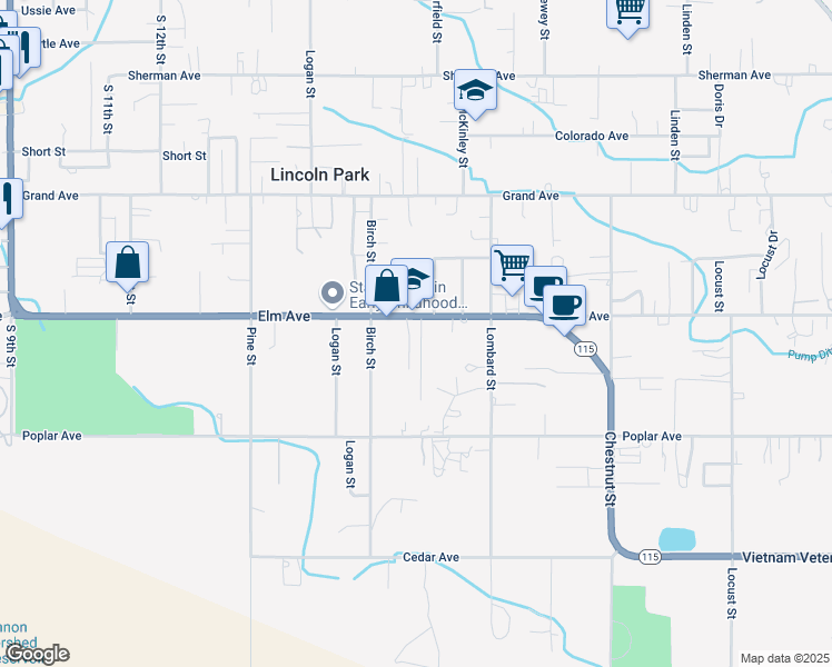 map of restaurants, bars, coffee shops, grocery stores, and more near 1500-1514 Rosedale Lane in Cañon City