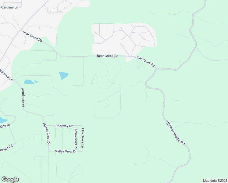 map of restaurants, bars, coffee shops, grocery stores, and more near 5648 Bear Creek Road in House Springs