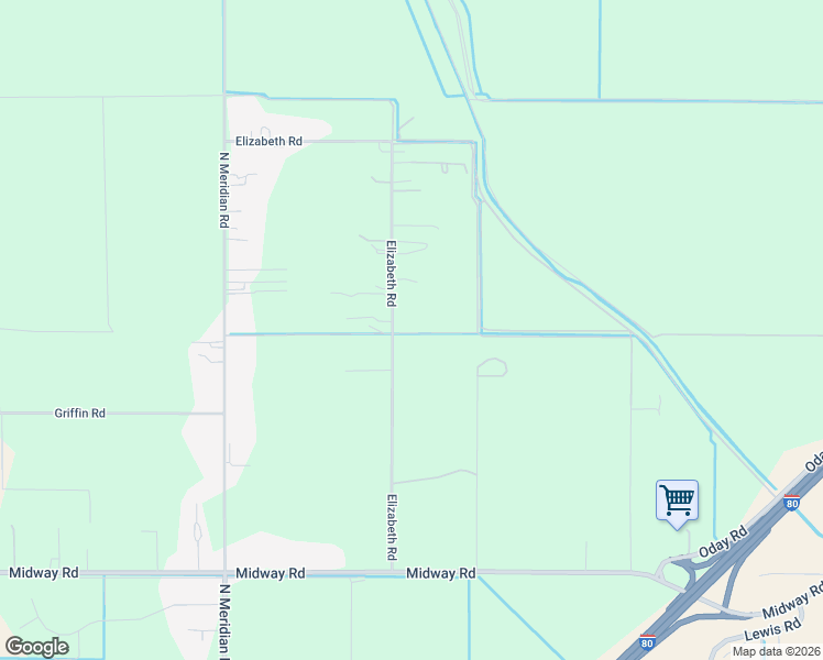 map of restaurants, bars, coffee shops, grocery stores, and more near 7440 Elizabeth Road in Vacaville
