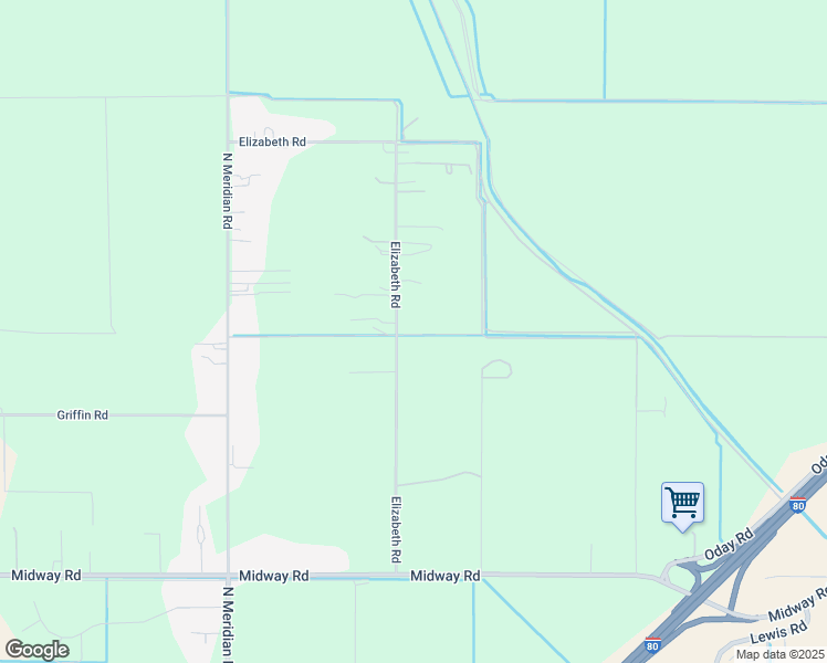 map of restaurants, bars, coffee shops, grocery stores, and more near 7440 Elizabeth Road in Vacaville