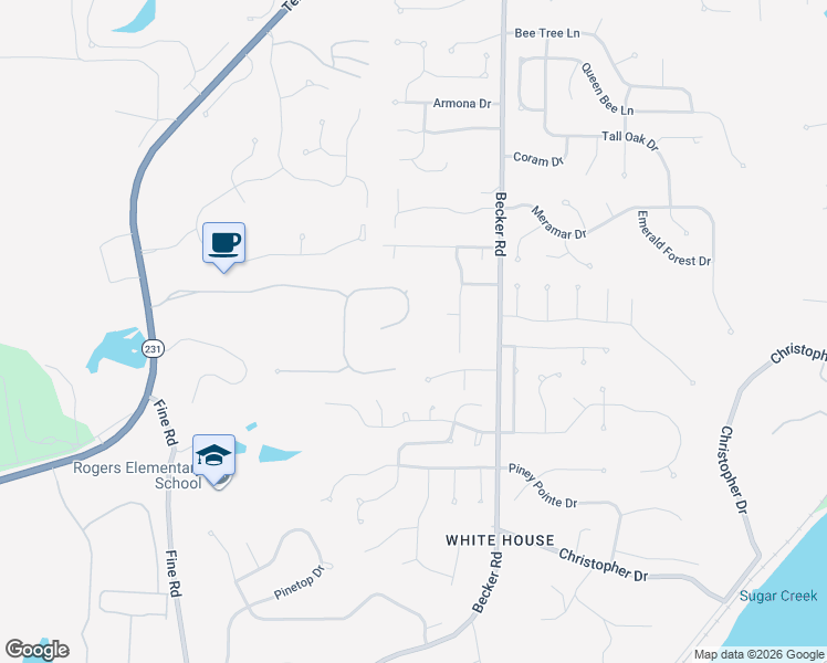 map of restaurants, bars, coffee shops, grocery stores, and more near 3041 Silver Bow Court in St. Louis