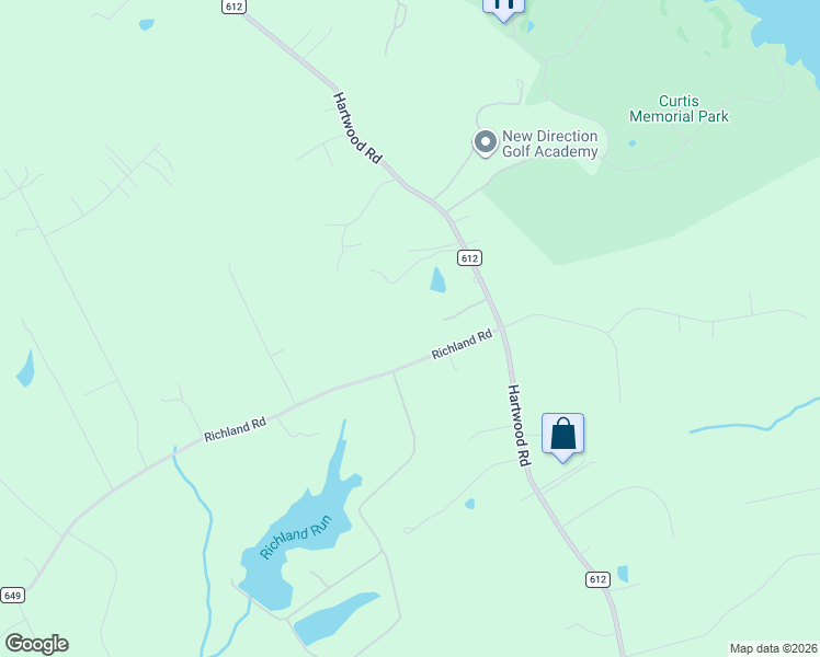 map of restaurants, bars, coffee shops, grocery stores, and more near 361 Richland Road in Fredericksburg