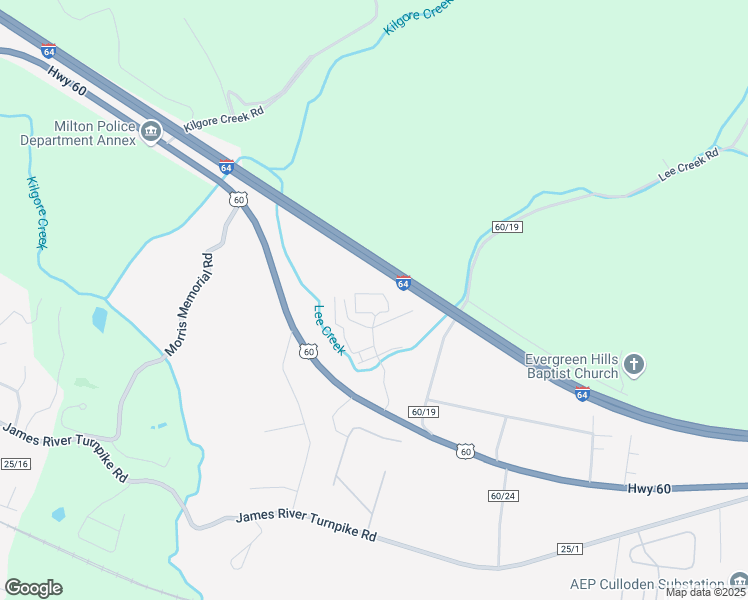 map of restaurants, bars, coffee shops, grocery stores, and more near 30 Hidden Brooke Way in Culloden