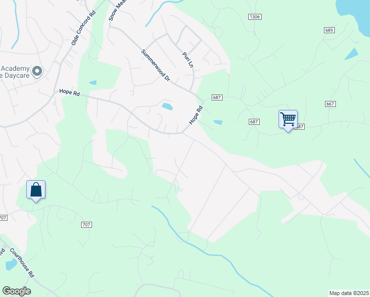 map of restaurants, bars, coffee shops, grocery stores, and more near 4 Carroll Drive in Stafford