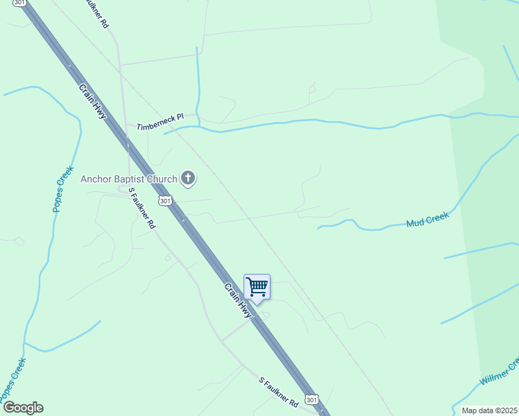 map of restaurants, bars, coffee shops, grocery stores, and more near 10110 Conoy Place in Faulkner