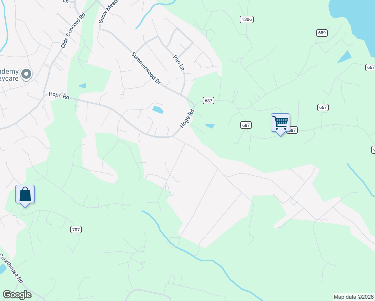 map of restaurants, bars, coffee shops, grocery stores, and more near 1 Carroll Drive in Stafford