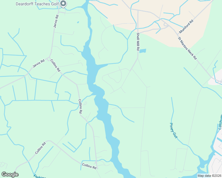 map of restaurants, bars, coffee shops, grocery stores, and more near 12601-12607 Daye Girls Road in Bishopville