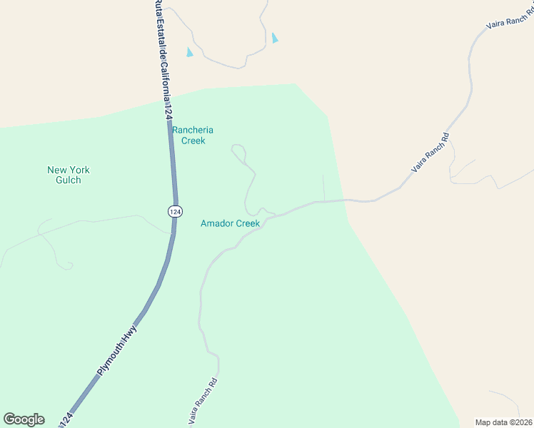 map of restaurants, bars, coffee shops, grocery stores, and more near 14801 Vaira Ranch Road in Amador