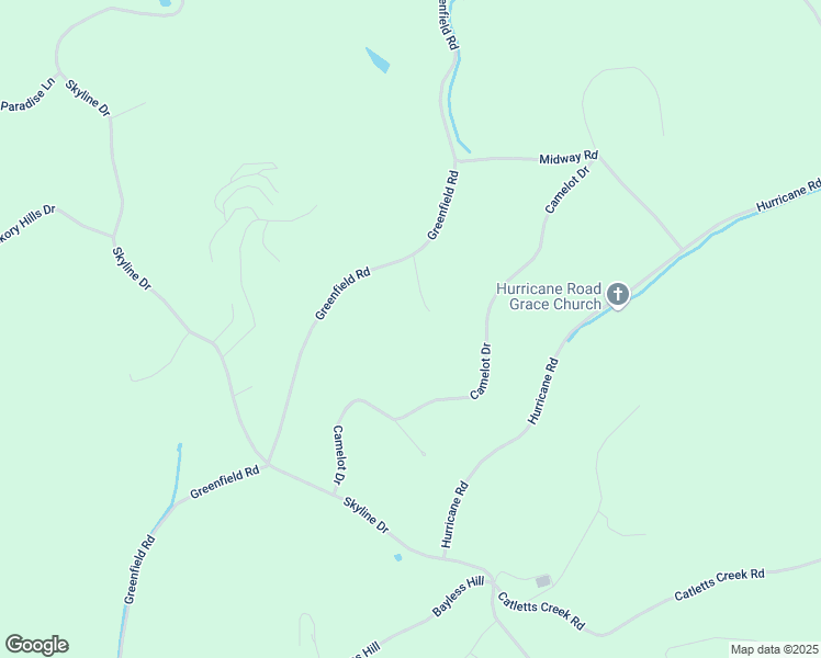 map of restaurants, bars, coffee shops, grocery stores, and more near 6037 Greenfield Road in Ashland