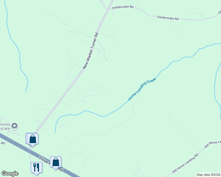map of restaurants, bars, coffee shops, grocery stores, and more near 40265 Hidden Meadow Lane in Mechanicsville