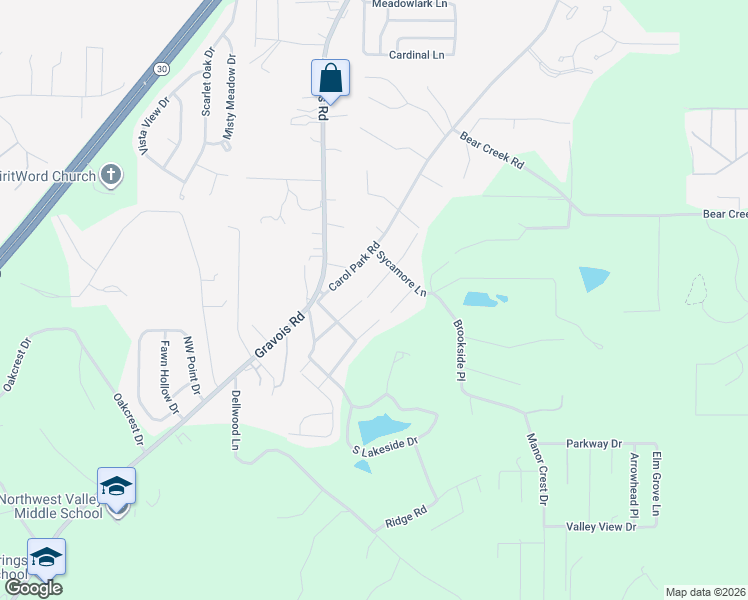 map of restaurants, bars, coffee shops, grocery stores, and more near 4025 Birch Drive in House Springs