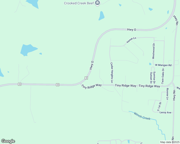 map of restaurants, bars, coffee shops, grocery stores, and more near 7817 Highway O in Pacific