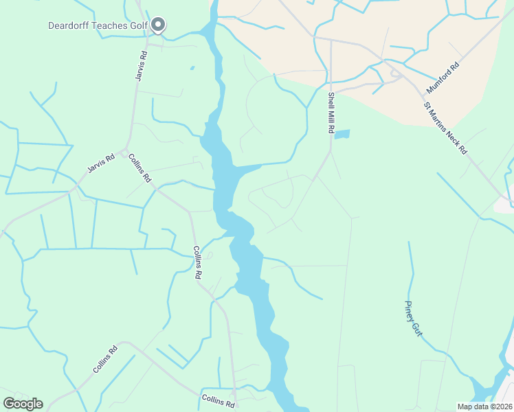 map of restaurants, bars, coffee shops, grocery stores, and more near 12623 Shell Mill Road in Bishopville