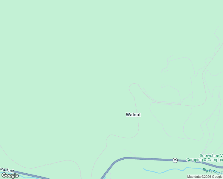 map of restaurants, bars, coffee shops, grocery stores, and more near Birch Bend in Slaty Fork