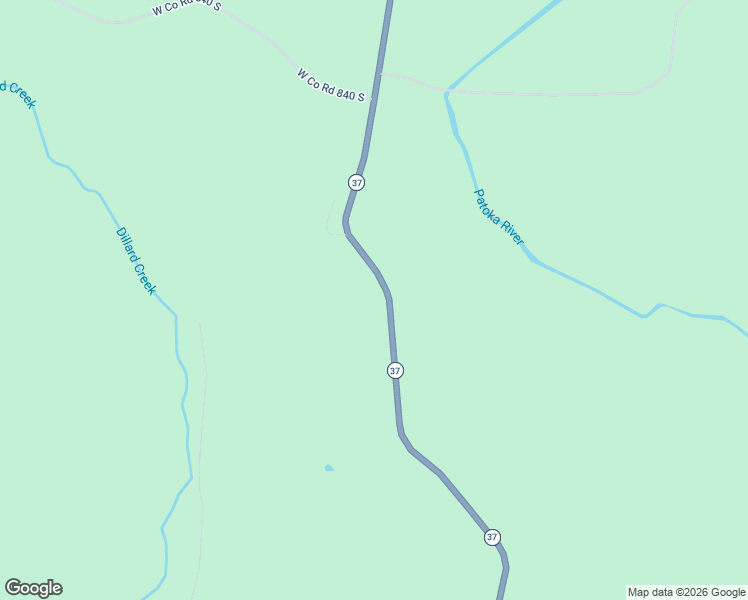 map of restaurants, bars, coffee shops, grocery stores, and more near 9085 Indiana 37 in Paoli