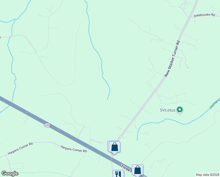 map of restaurants, bars, coffee shops, grocery stores, and more near 41620 New Market Turner Road in Mechanicsville