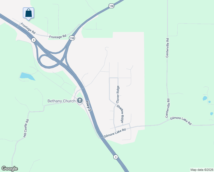 map of restaurants, bars, coffee shops, grocery stores, and more near 1607 Shadow Ridge in Columbia