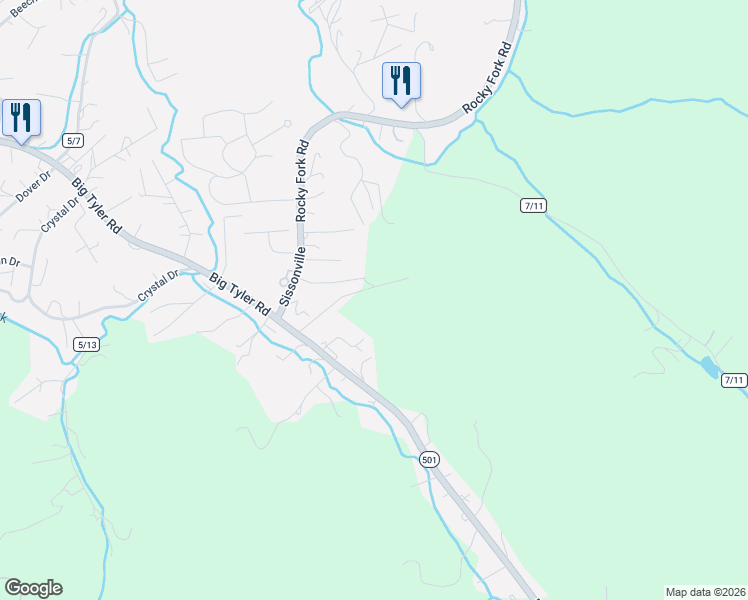 map of restaurants, bars, coffee shops, grocery stores, and more near 92 Wade Drive in Charleston