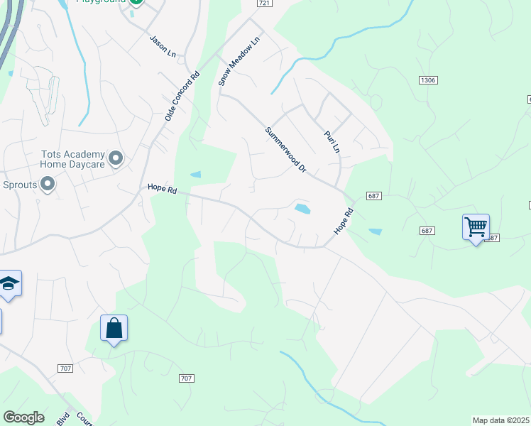 map of restaurants, bars, coffee shops, grocery stores, and more near 16 Wiltshire Drive in Stafford