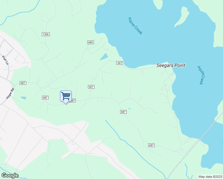 map of restaurants, bars, coffee shops, grocery stores, and more near 3 Bowling Court in Stafford
