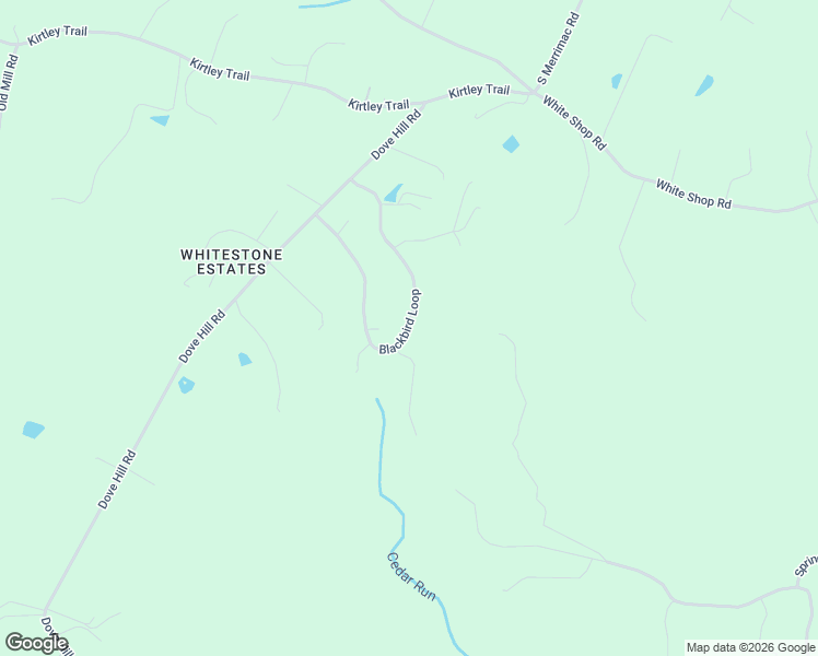 map of restaurants, bars, coffee shops, grocery stores, and more near 9444 Blackbird Loop in Culpeper