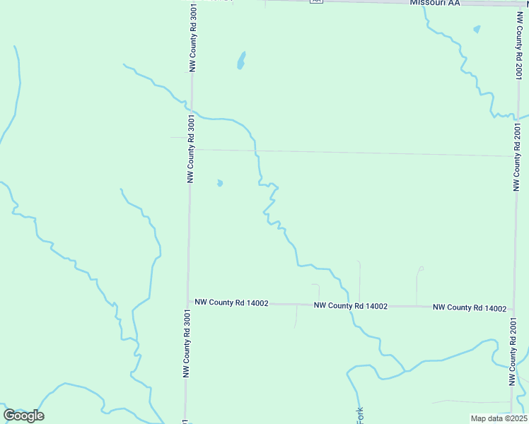 map of restaurants, bars, coffee shops, grocery stores, and more near County Road NW 14502 in Archie