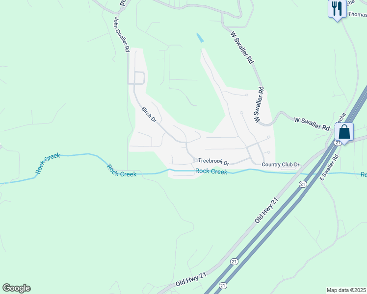 map of restaurants, bars, coffee shops, grocery stores, and more near 3926 Treebrook Drive in Antonia
