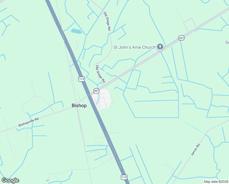 map of restaurants, bars, coffee shops, grocery stores, and more near 12708 Old Stage Road in Bishopville