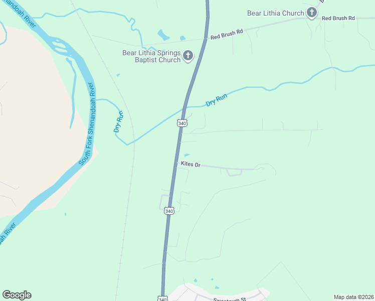 map of restaurants, bars, coffee shops, grocery stores, and more near 16641-16899 Kites Drive in Elkton