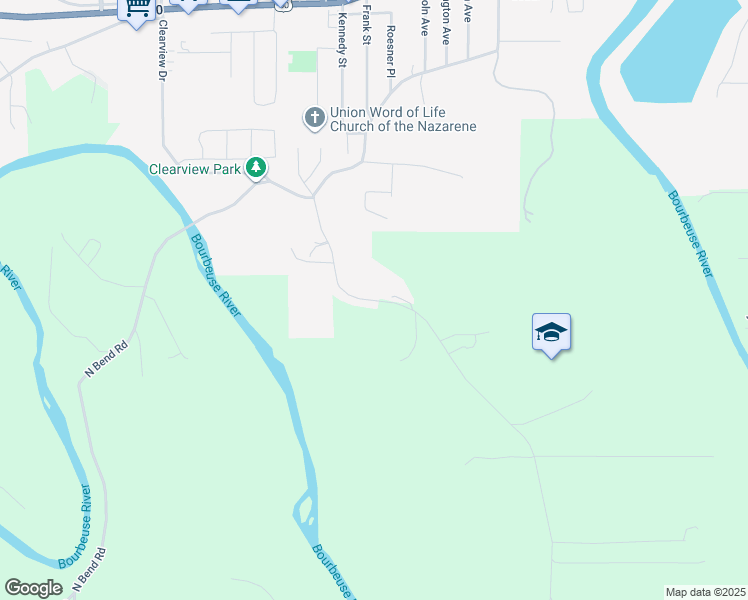 map of restaurants, bars, coffee shops, grocery stores, and more near 958 Porterford Road in Union