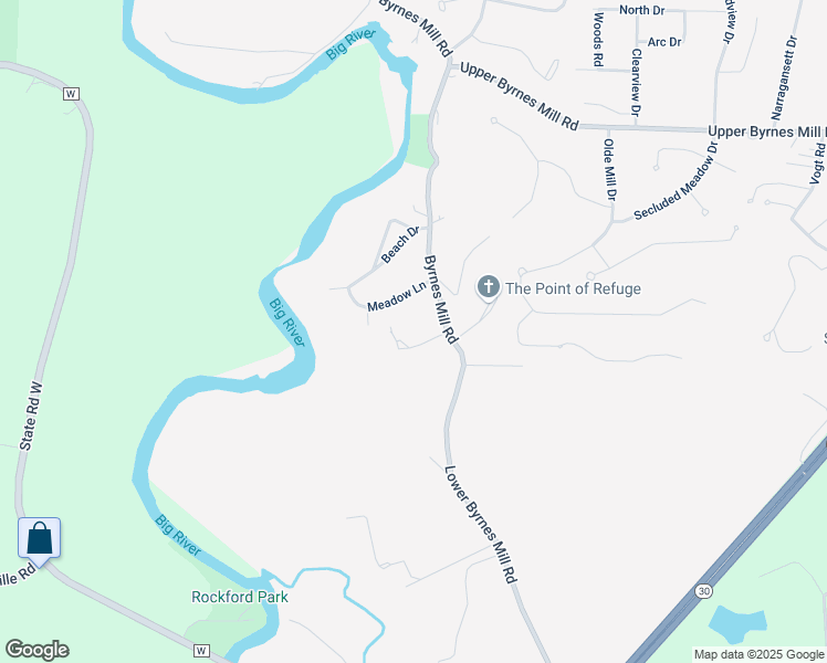 map of restaurants, bars, coffee shops, grocery stores, and more near 6811 Reginald Drive in House Springs