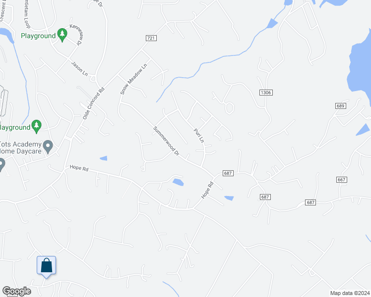 map of restaurants, bars, coffee shops, grocery stores, and more near 3 Ballantrae Court in Stafford