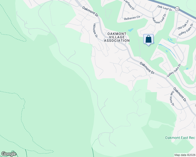 map of restaurants, bars, coffee shops, grocery stores, and more near 950 Wild Oak Drive in Santa Rosa