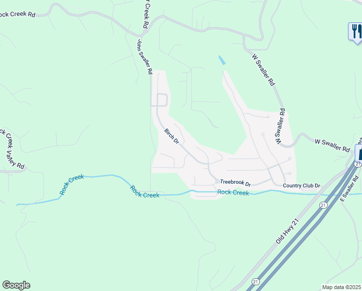 map of restaurants, bars, coffee shops, grocery stores, and more near 4003 Birch Drive in Imperial