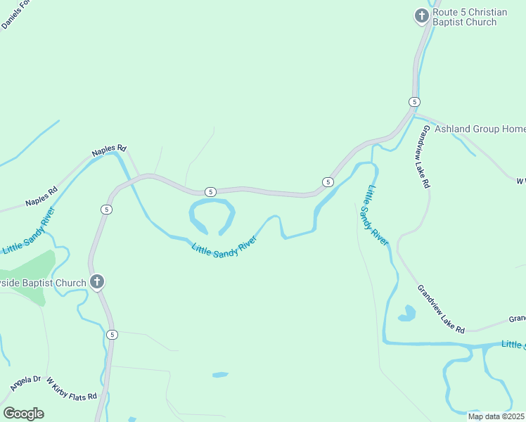 map of restaurants, bars, coffee shops, grocery stores, and more near 8300 Kentucky 5 in Ashland