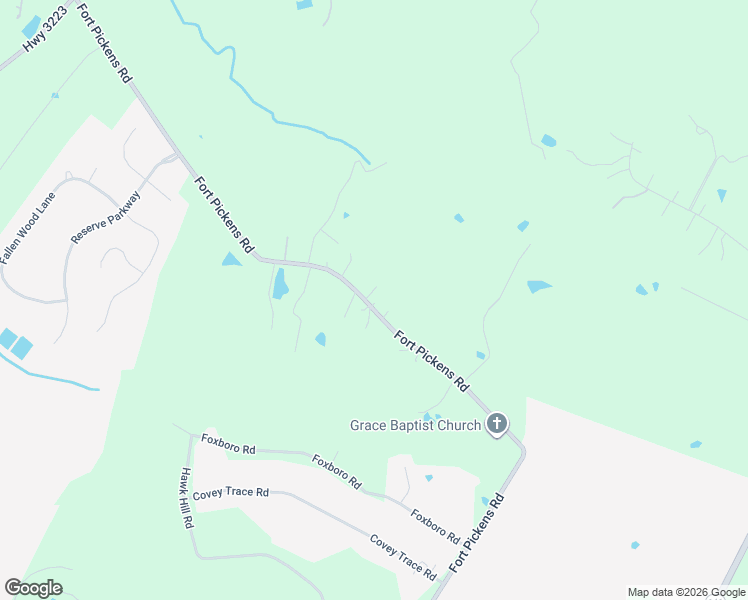 map of restaurants, bars, coffee shops, grocery stores, and more near 2649 Fort Pickens Road in La Grange