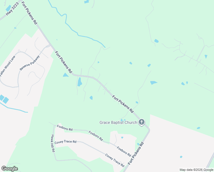 map of restaurants, bars, coffee shops, grocery stores, and more near 2649 Fort Pickens Road in La Grange