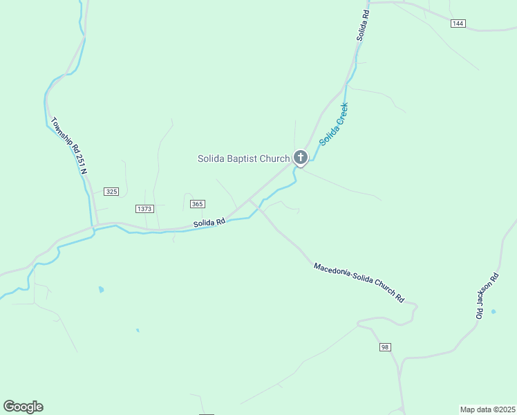 map of restaurants, bars, coffee shops, grocery stores, and more near 63 Township Road 98 in South Point