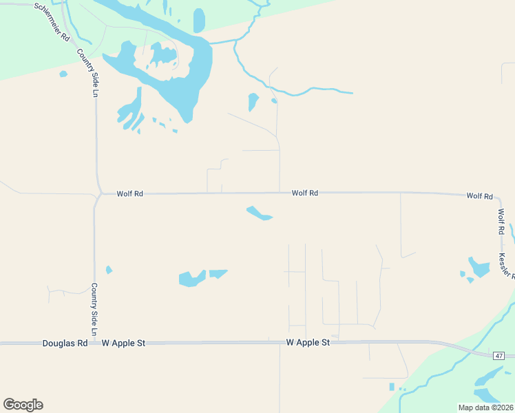 map of restaurants, bars, coffee shops, grocery stores, and more near 1209 Wolf Road in Freeburg