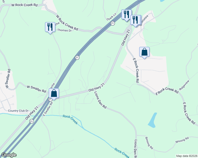 map of restaurants, bars, coffee shops, grocery stores, and more near 3835 Miller Valley Drive in Imperial