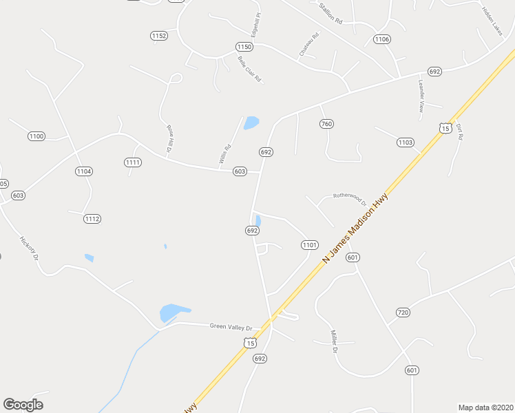 map of restaurants, bars, coffee shops, grocery stores, and more near 19779 Old Orange Road in Culpeper