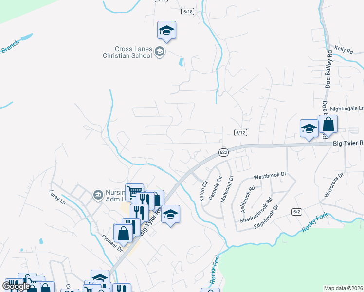 map of restaurants, bars, coffee shops, grocery stores, and more near 5238 Glow Drive in Charleston