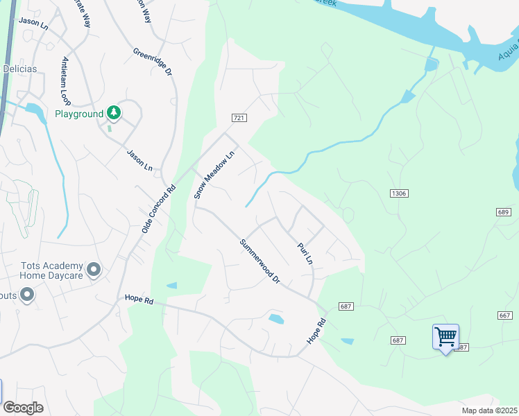 map of restaurants, bars, coffee shops, grocery stores, and more near 32 Ballantrae Court in Stafford