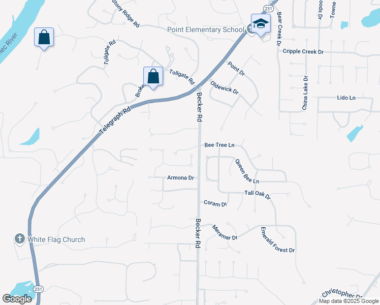 map of restaurants, bars, coffee shops, grocery stores, and more near 7011 Blue Mountain Drive in St. Louis