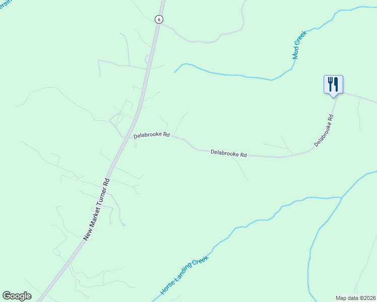 map of restaurants, bars, coffee shops, grocery stores, and more near 40385 Delabrooke Road in Mechanicsville