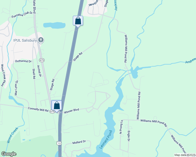 map of restaurants, bars, coffee shops, grocery stores, and more near 8650 Barbara Ann Way in Delmar