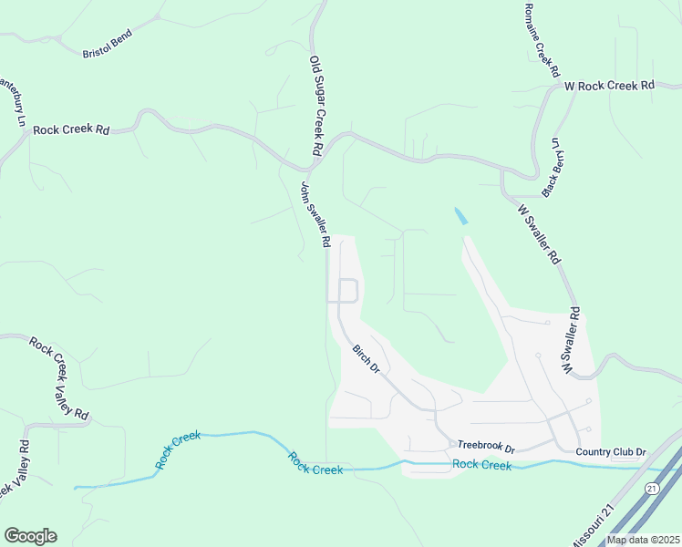 map of restaurants, bars, coffee shops, grocery stores, and more near 3300-3514 John Swaller Road in High Ridge