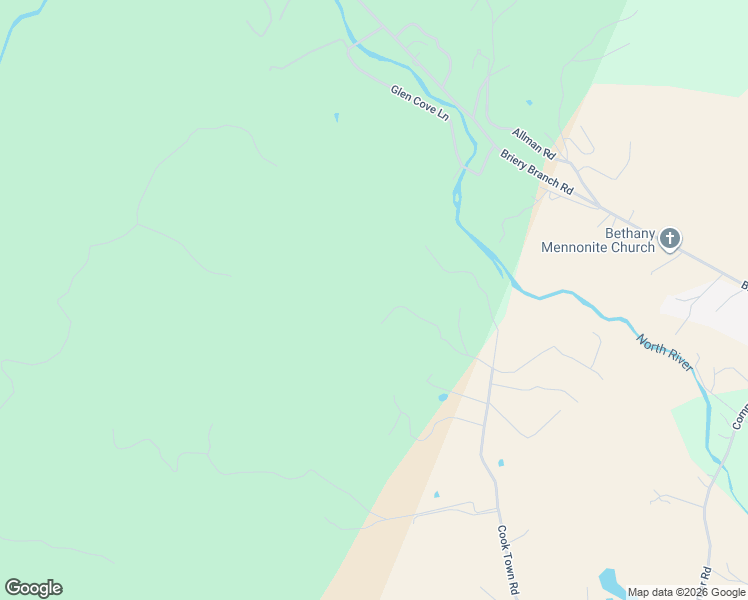 map of restaurants, bars, coffee shops, grocery stores, and more near in Briery Branch