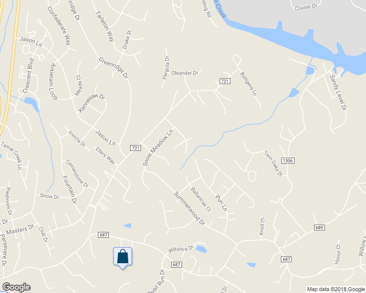 map of restaurants, bars, coffee shops, grocery stores, and more near 9 Maple Leaf Court in Stafford