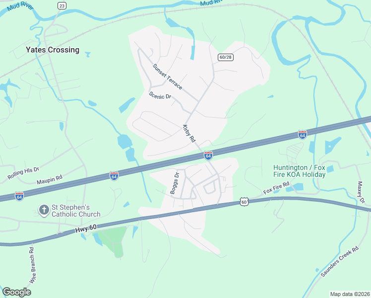 map of restaurants, bars, coffee shops, grocery stores, and more near 2200 Avinell Drive in Milton